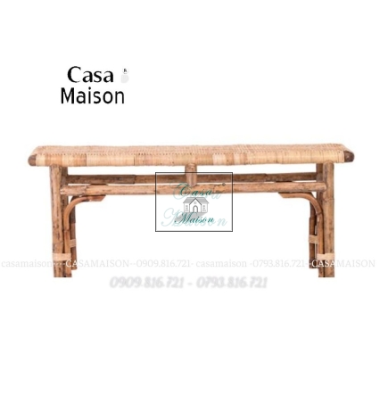 GHẾ DÀI WEBBING ĐAN MÂY TỰ NHIÊN CASA MAISON VN
