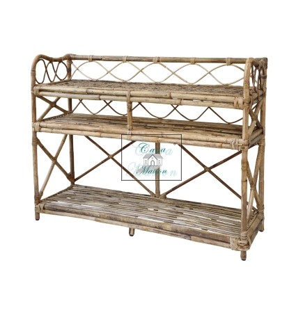 Kệ mây để giầy dép và dụng cụ