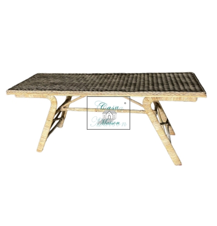 casa rattan table top
