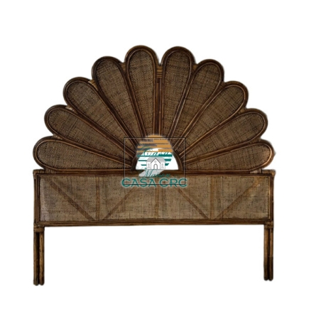 Rattan headboard