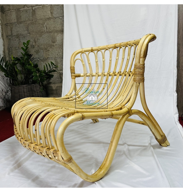 Ghế Mây Armchair Con Hổ cách tân tự lưng mây tự nhiên 100%
