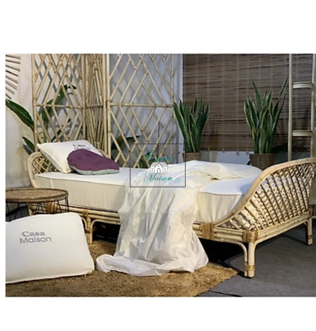 GIƯỜNG NGỦ ĐAN MÂY TỰ NHIÊN CASA MAISON VN