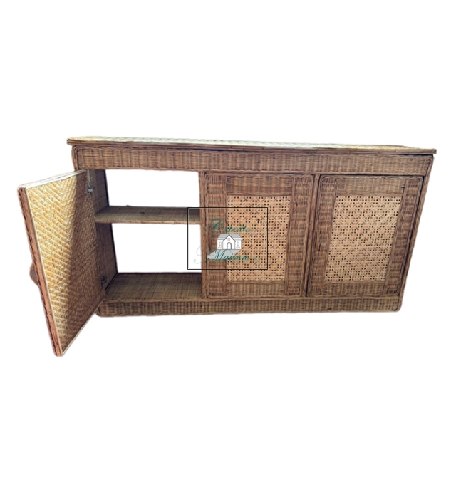 kệ tủ bằng mây casa