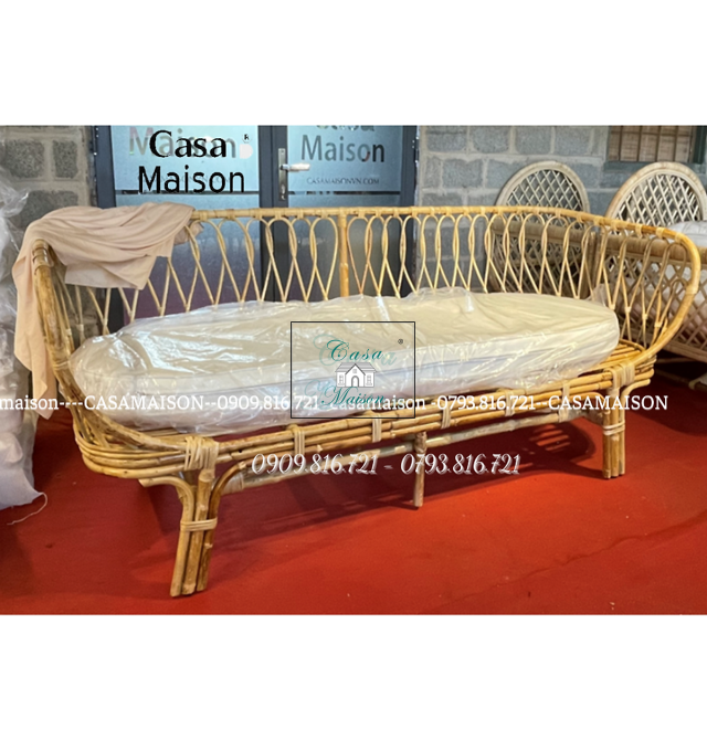 SOFA ĐAN HOA MÂY TỰ NHIÊN CASA MAISON VN