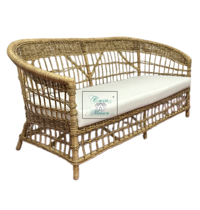Long rattan sofa without mattress casa