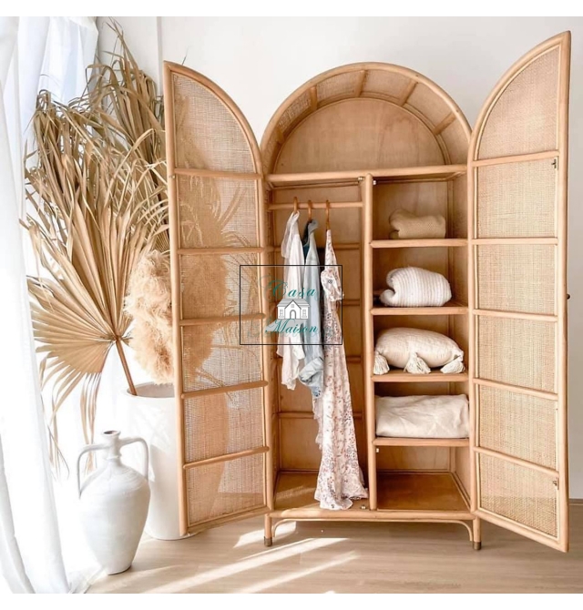 Tủ Casa Mây Đan kiểu dáng sang trọng