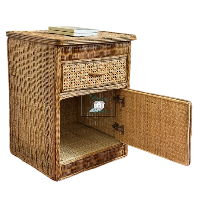 tủ mây đầu giường khách sạn casa