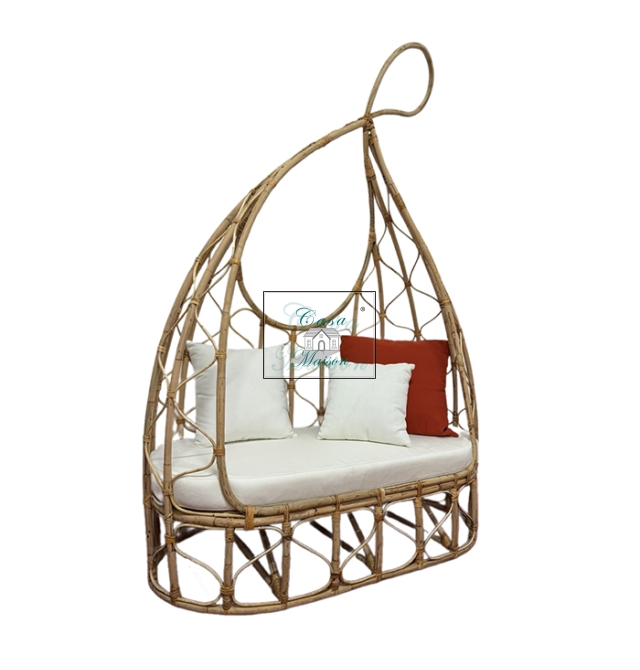 High-quality bird's nest-shaped rattan swing